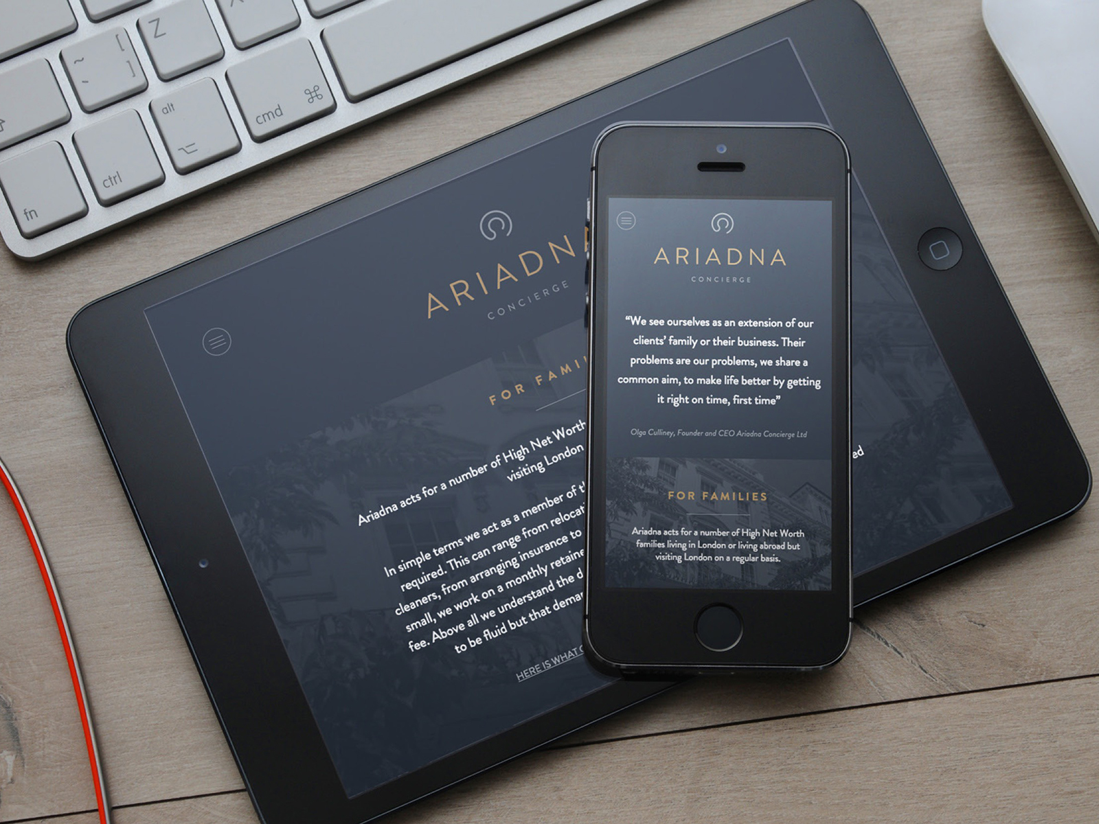 Ariadna — Website