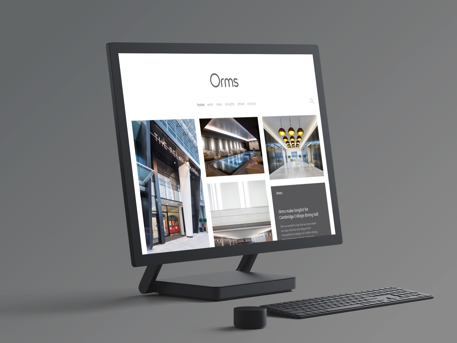 Orms — website homepage